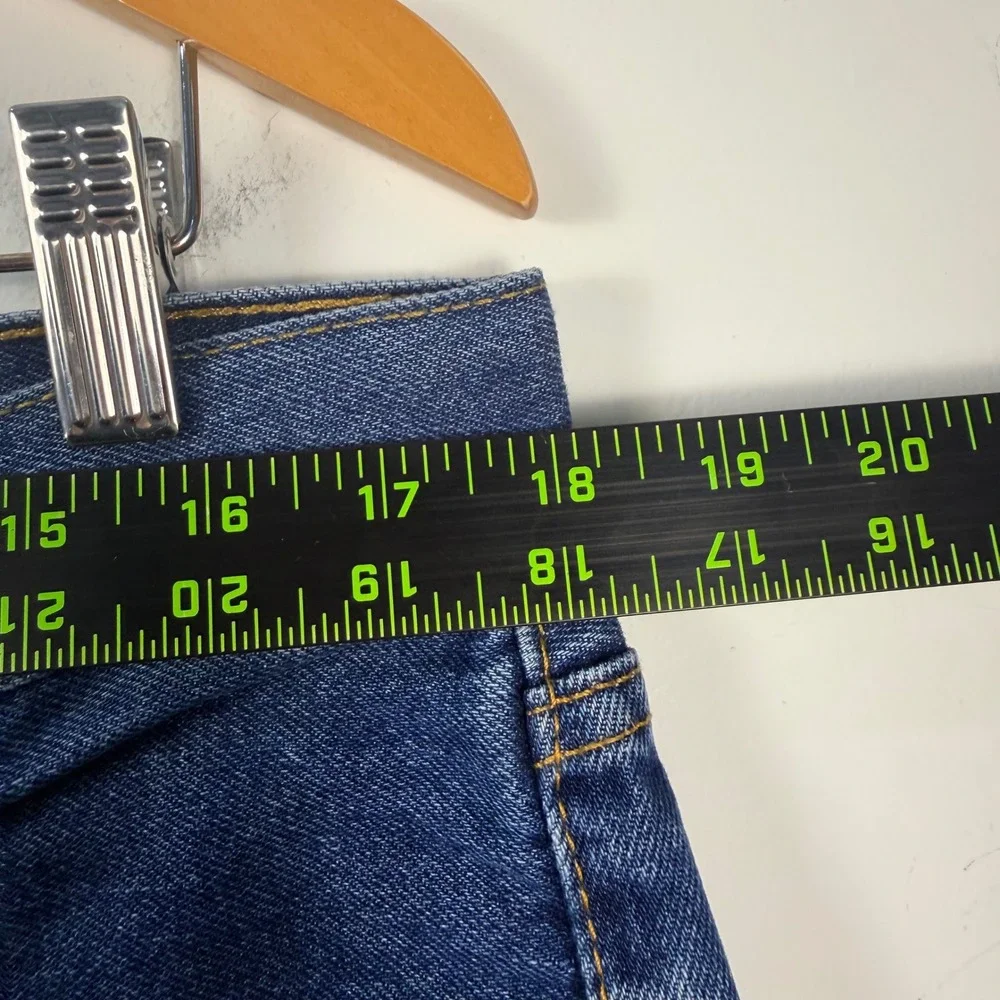 Levis 505 Regular Fit Denim Jeans Mens 36x30 Blue‎ Straight Leg Cotton Denim Y2K